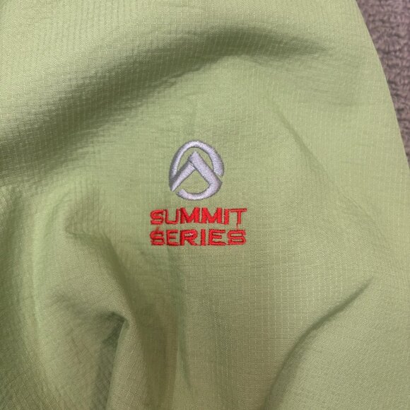 North Face Jacket Medium Green Fleece Lined Summit Series Lightweight Outerwear - Picture 10 of 13